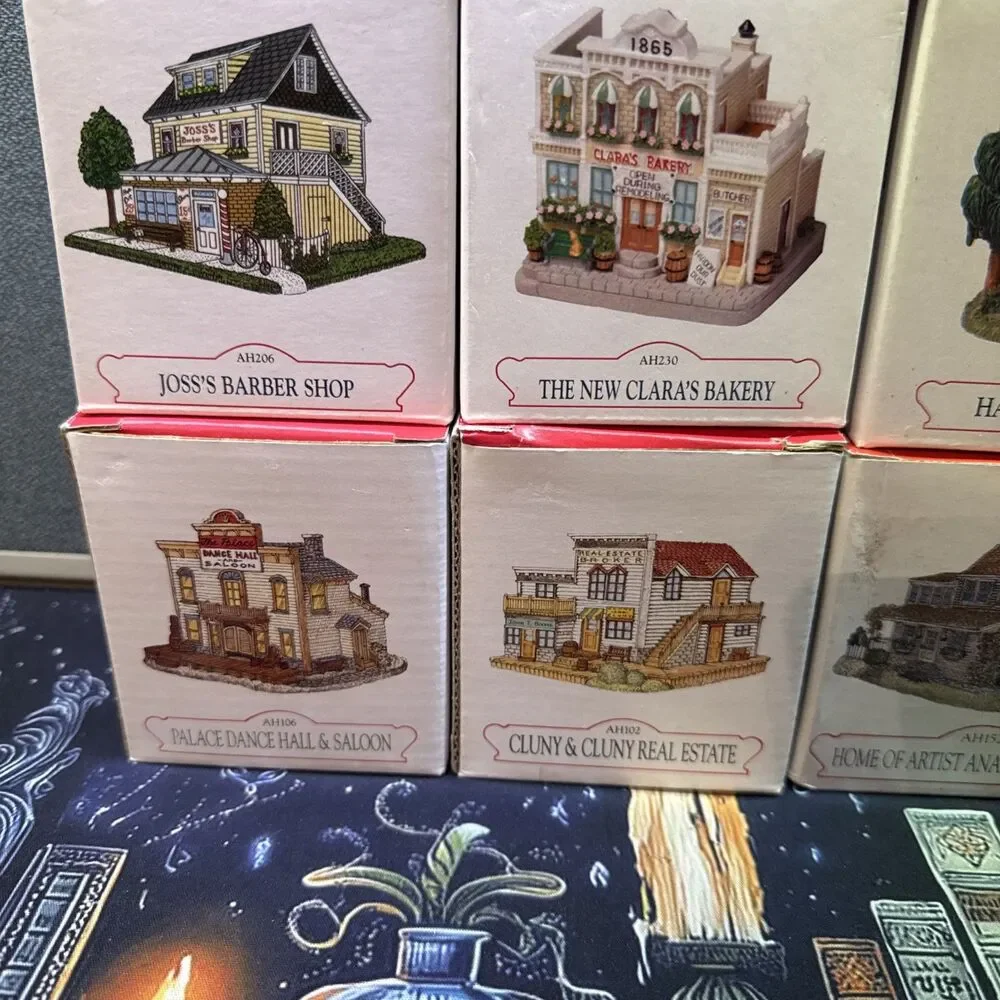 Liberty Falls Miniature Buildings For Train Sets Villages Lot Of 14